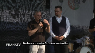 Na louce u metra Střížkov se slavilo