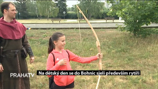 Na dětský den se do Bohnic sjeli především rytíři