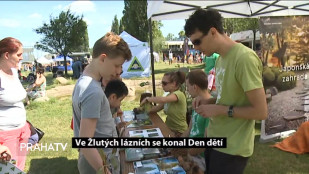 Ve Žlutých lázních se konal Den dětí