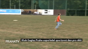 Klub Eagles Praha uspořádal sportovní den pro děti