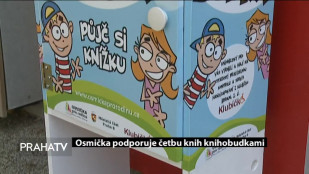 Osmička podporuje četbu knih knihobudkami