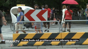 Praha bude mít protiteroristické zábrany na míru