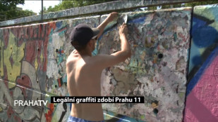 Legální graffiti zdobí Prahu 11