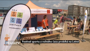 Festival sportu a volného času probíhá na Letné