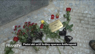 Pietní akt uctil hrdiny operace Anthropoid