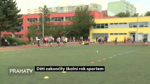 Děti zakončily školní rok sportem