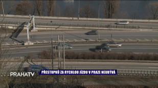 Přestupků za rychlou jízdu v Praze neubývá