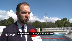 Koupaliště Pražačka je opět otevřené