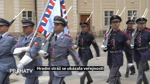 Hradní stráž se ukázala veřejnosti
