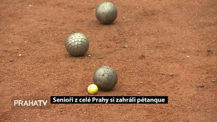 Senioři z celé Prahy zápolili v pétanque