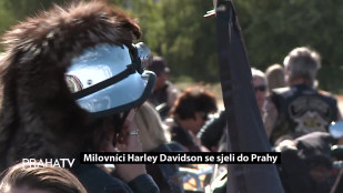 Milovníci Harley Davidson se sjeli do Prahy