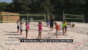 V Beachklubu Ládví je v provozu letní tábor