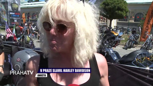 V Praze slavil Harley Davidson