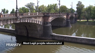 Most Legií projde rekonstrukcí