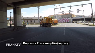 Dopravu v Praze komplikují opravy