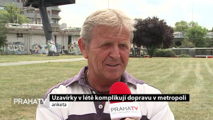 Uzavírky v létě komplikují dopravu v metropoli