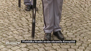 Přehlídka Hradní stráže ohromila Konopiště