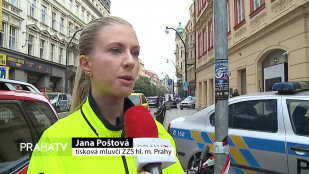 V centru Prahy se zřítilo patro domu