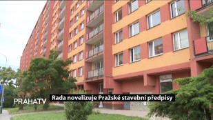 Rada novelizuje Pražské stavební předpisy