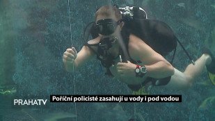 Poříční policisté zasahují u vody i pod vodou