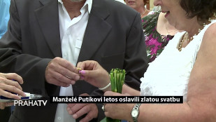 Manželé Putíkovi letos oslavili zlatou svatbu