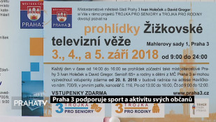 Praha 3 podporuje sport a aktivitu svých občanů