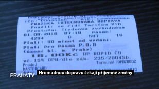 Hromadnou dopravu čekají příjemné změny