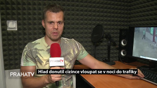Hlad donutil cizince vloupat se v noci do trafiky