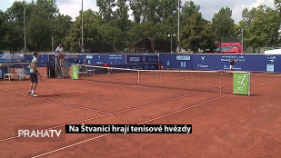 Na Štvanici hrají tenisové hvězdy