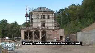 Opravy Šlechtovy restaurace skončí příští rok