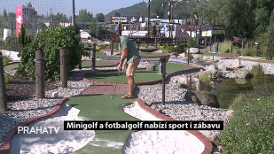Minigolf a fotbalgolf nabízí sport i zábavu