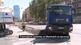 Tramvajové zastávky v Dělnické ulici se opravují 
