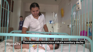 Thomayerova nemocnice získala monitory dechu