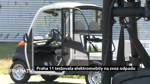 Praha 11 testovala elektromobily na svoz odpadu