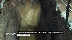 Oleje z domácností a restaurací ucpávají odpad