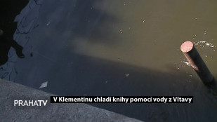 V Klementinu chladí knihy pomocí vody z Vltavy 