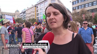 Prahou prošel průvod hrdosti Prague Pride