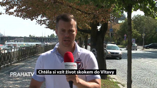 Chtěla si vzít život skokem do Vltavy