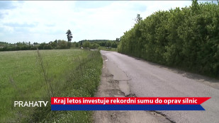 Kraj letos investuje rekordní sumu do oprav silnic