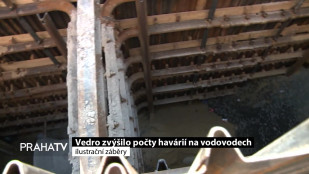 Vedro zvýšilo počty havárií na vodovodech