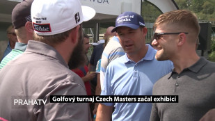 Golfový turnaj Czech Masters začal exhibicí