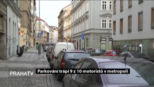 Parkování trápí 9 z 10 motoristů v metropoli