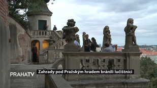 Zahrady pod Pražským hradem bránili lučištníci