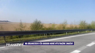 Na dálnicích v ČR budou nové výstražné značky 