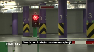 Garáže pod Prašným mostem se zaplňují