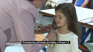 Primátorka přivítala prvňáky v Praze 13