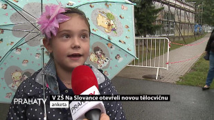 V ZŠ Na Slovance otevřeli novou tělocvičnu