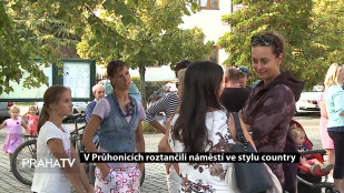 V Průhonicích roztančili náměstí ve stylu country