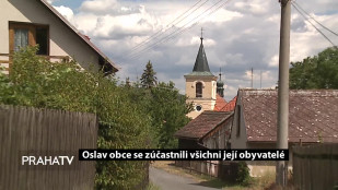 Oslav obce se zúčastnili všichni její obyvatelé