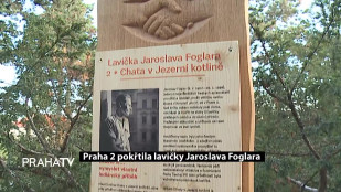 Praha 2 pokřtila lavičky Jaroslava Foglara